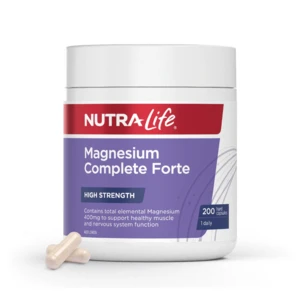 (PRE ORDER) Nutra-Life Magnesium Complete Forte 200 Capsules shelf life 2yrs